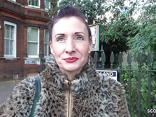 GERMAN SCOUT - Consumptive REDHEAD MATURE SCARLETT TALK TO FUCK AT STREET Chuck